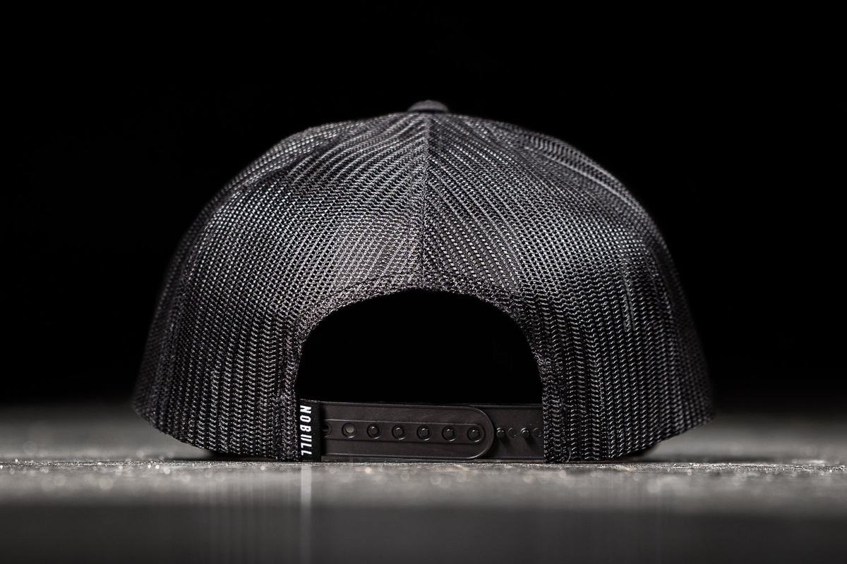 Nobull Curved-Brim Trucker Men's Hats Black | Australia (TX8760)
